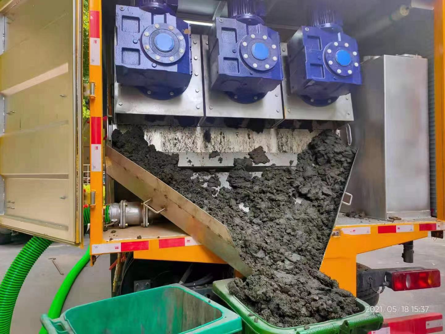 滦县化粪池清掏城市维护站-泥浆净化干湿分离处理